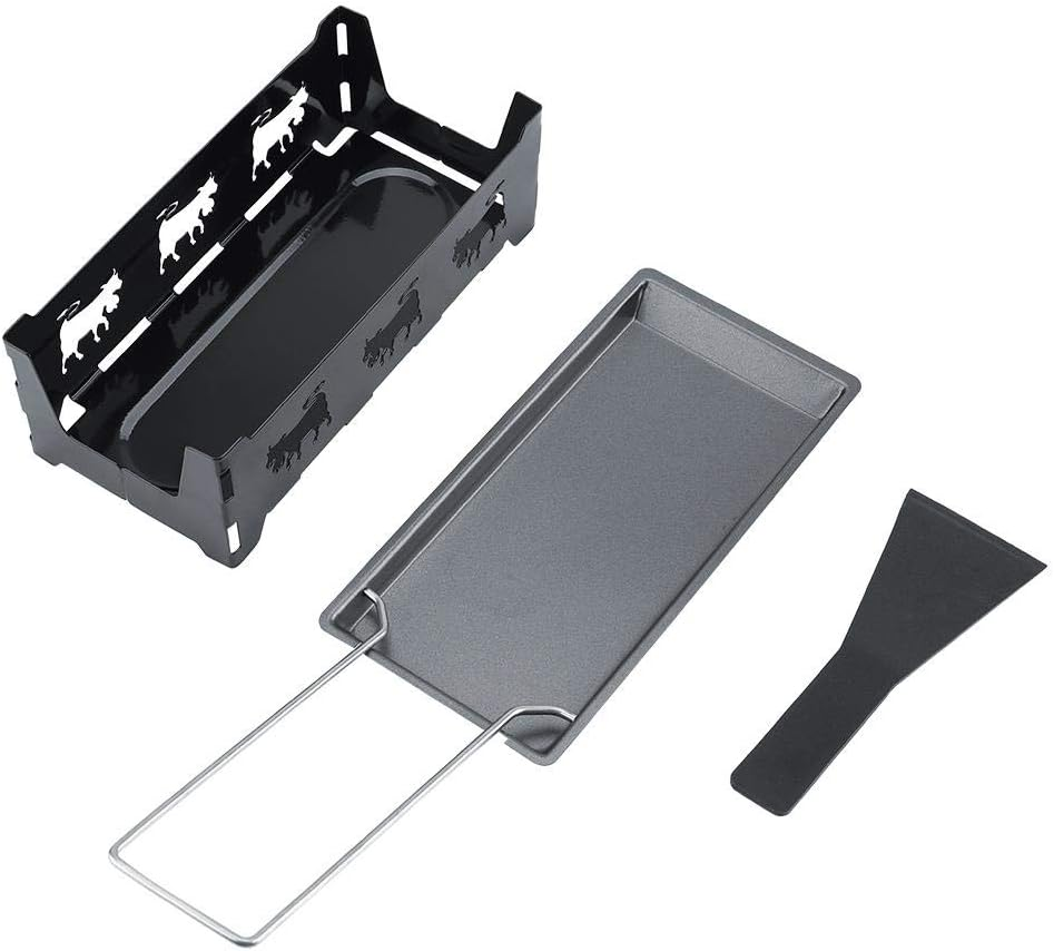 Cheese Melter Raclette Table Grill Raclette Pan, Raclette Set, for Baking for Melting Home Kitchen Grilling Tool image number 4