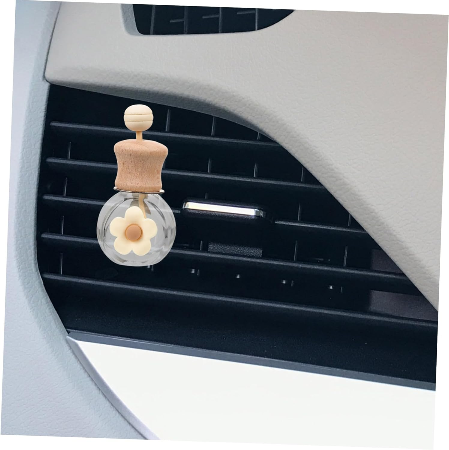 STOBAZA Car Perfume Bottle Empty Glass Fragrance Essential Oil Bottle Refillable Car Perfume