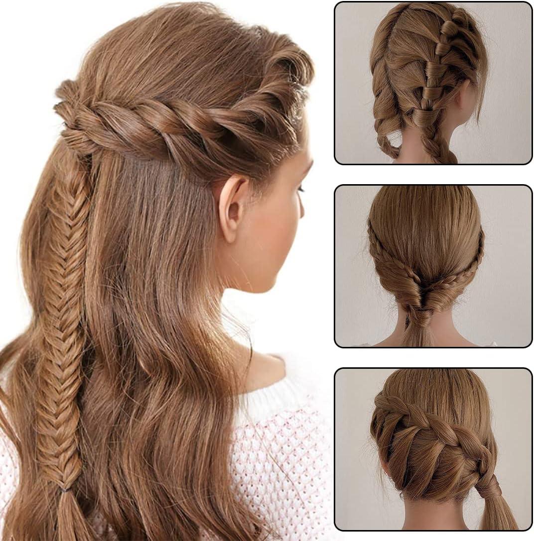 2 Pieces Black Hair Tail Twister Holder Hairstyle Aid Band Black Bun Styler Hair Wister image number 1