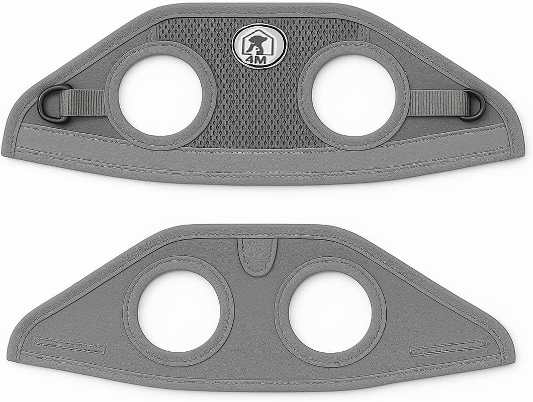 4M Pets No-Pull Reflective Mesh Dog Harness & Leash &ndash; Breathable, Step-In Vest for Small & Medium Dogs image number 4