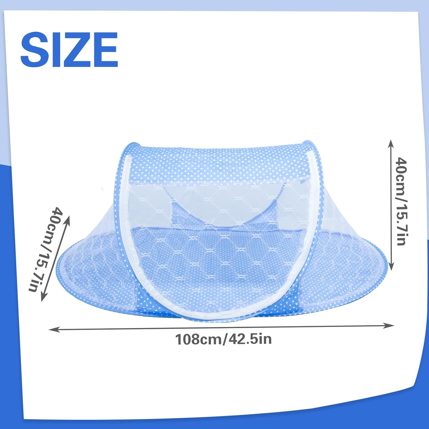 Outdoor Cat Tent, Foldable Cat House, Dog House, Quick Assembly and Disassembly, Pet Tent with Mesh Window, Portable Mesh Play Enclosure for Cats, Dogs, Rabbits, Puppies, 108 X 60 X 40 Cm image number 2