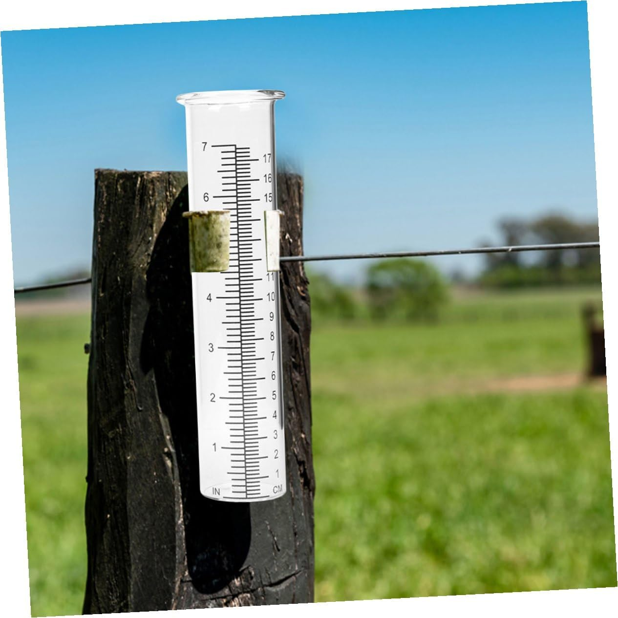 4Pcs Transparent Rain Gauge Tubes Clear Outdoor Rain Measuring Tool for Garden Lawn Portable and Rainfall with Read Scale for Accurate Water Measurement image number 5