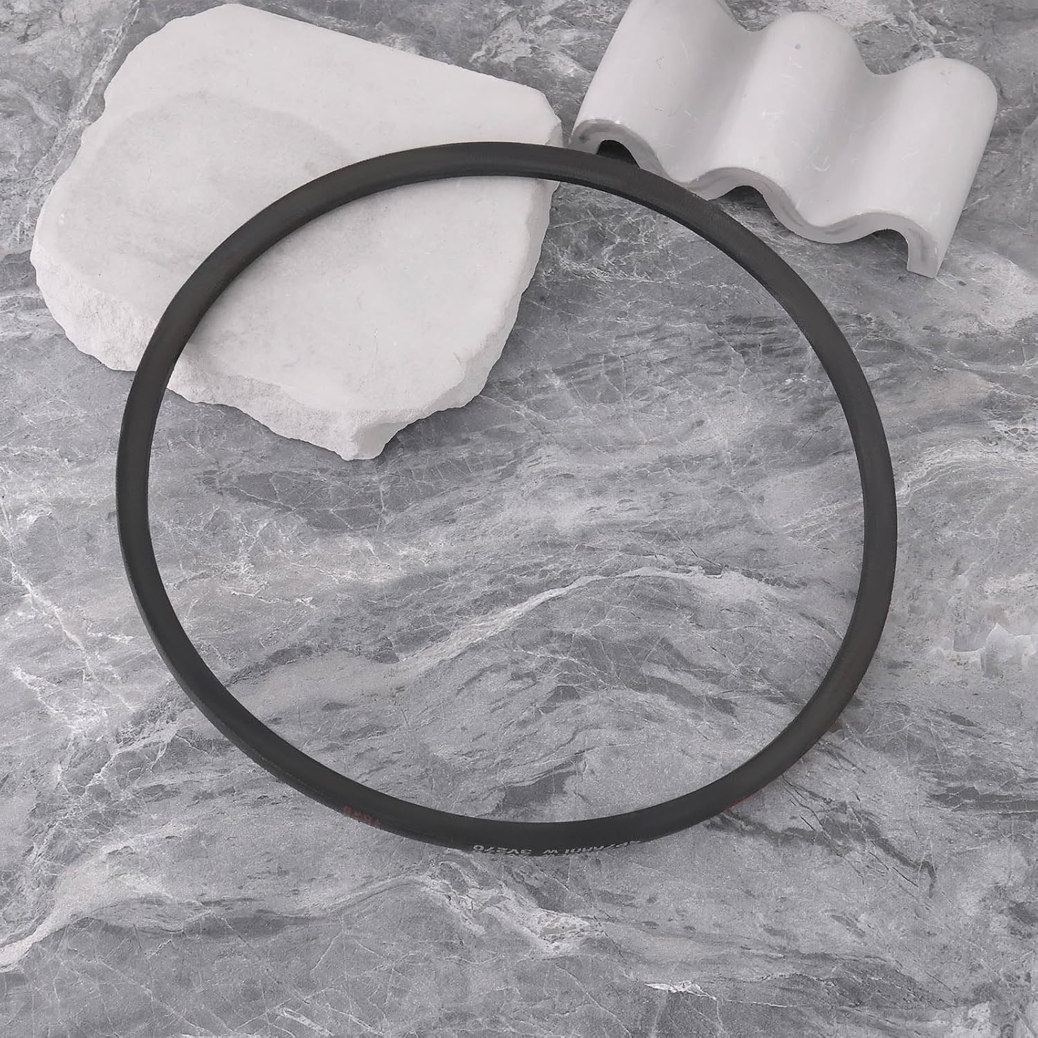 LT Easiyl 2 Pieces V-Shaped Drive Belt 3V270 Industrial Rubber Belt 750Mm Width 10Mm for Band Saw Sander Planer Black image number 3