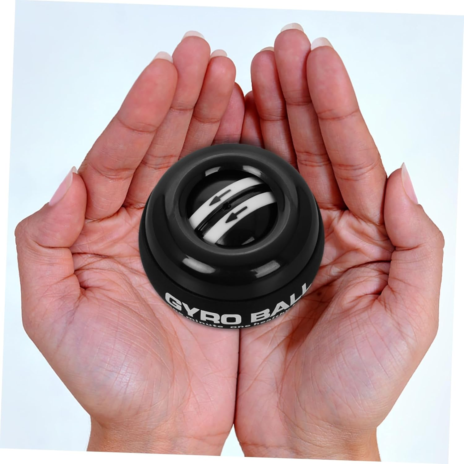HOLIDYOYO Gyro Ball Wrist Strengthening Hand Grip Strength Trainer Self-Start Function, Heavy Duty Grip Strength Trainer Ball for Finger Exercise and Carpal Tunnel Relief, Suitable for Fitness and Arm Wrestling Training
