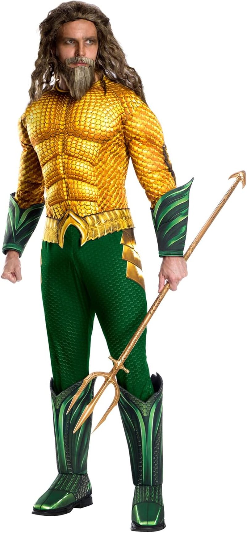 Rubie'S Mens Aquaman Movie Adult Deluxe Aquaman Deluxe Costume