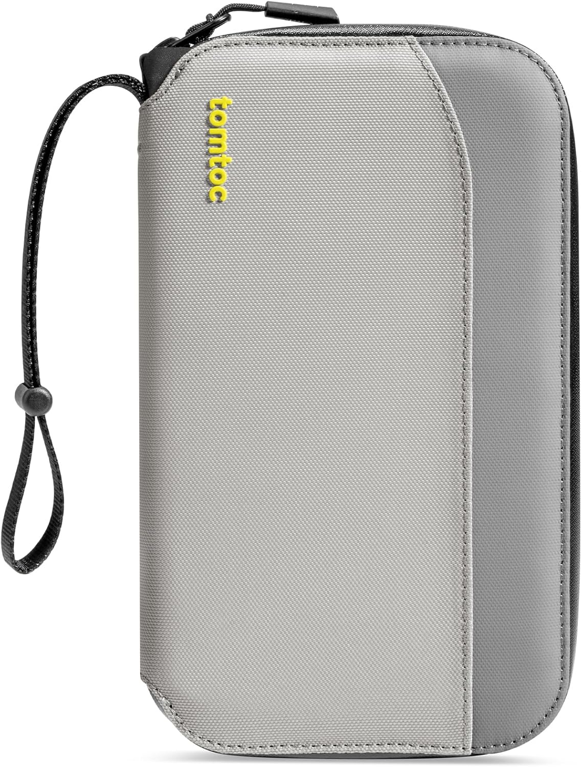 Tomtoc Family Passport Holder for 4 Passports with a Sim Card Holder and Eject Pin, RFID Blocking Travel Wallet for Flight Tickets, Id/Credit Card, Money, Waterproof Passport Cover with Wrist Strap