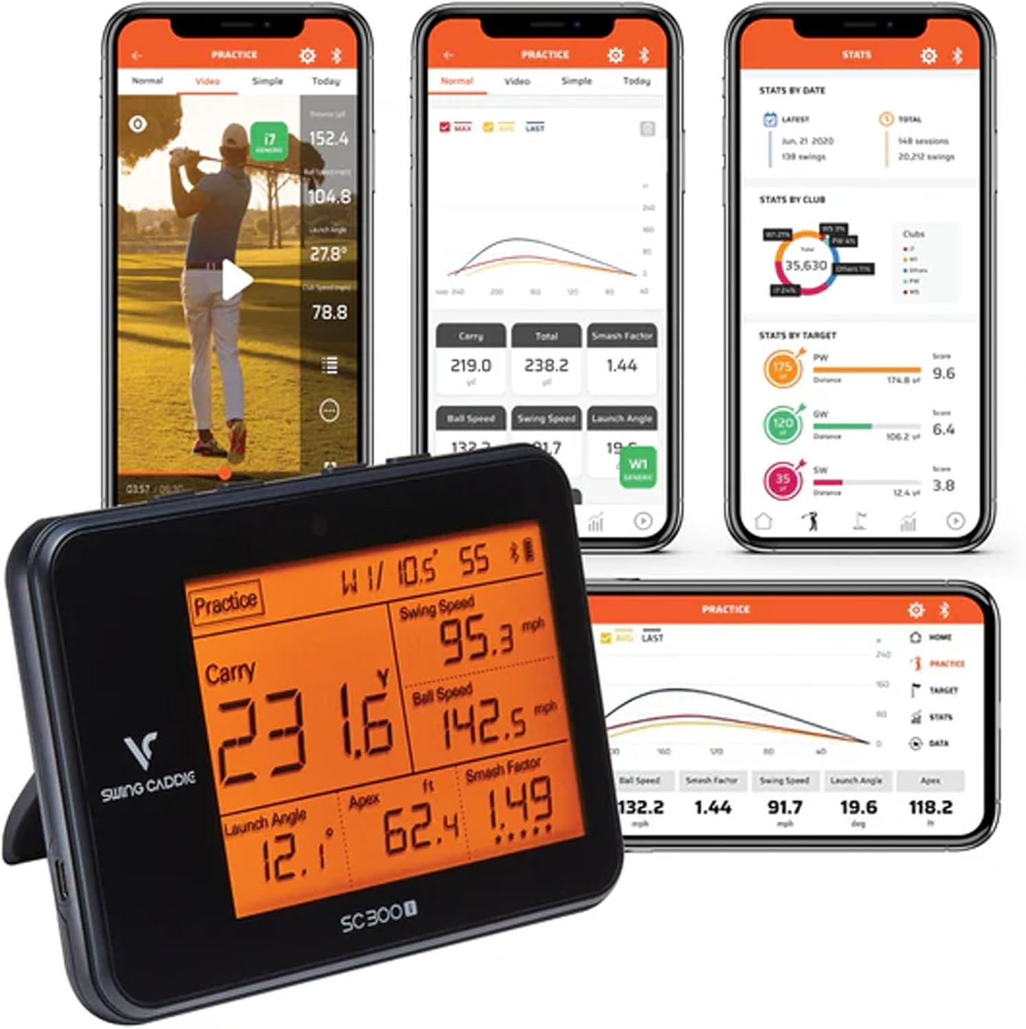 Swing Caddie Sc300I plus Portable Launch Monitor image number 5