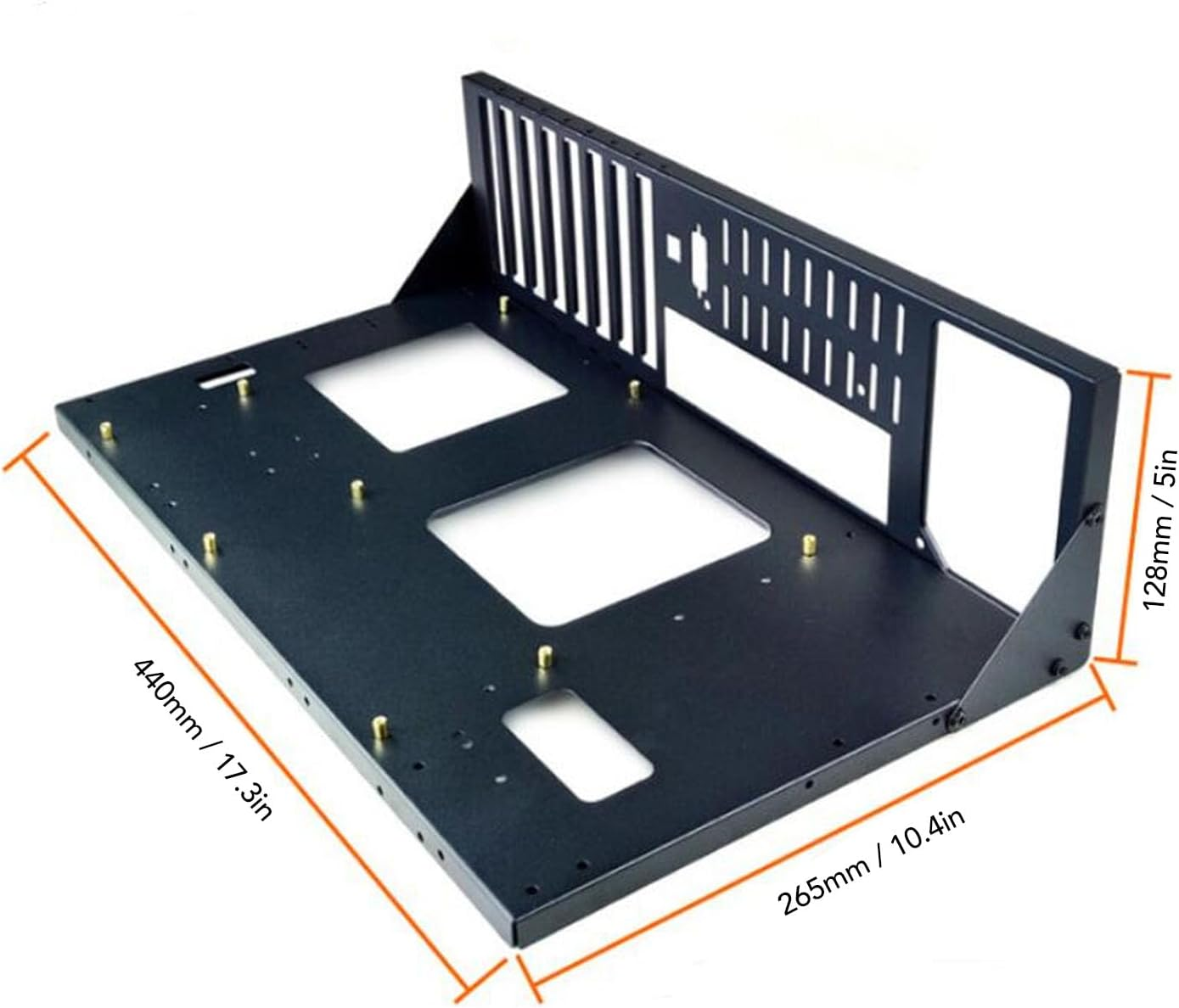ATX M ATX ITX Motherboard Case, DIY Open Chassis Computer Cases, Support X79 X99 Dual Servers Mainboard, PC Case Mining Rig Frame Bracket, Good Heat Dissipation Effect image number 2