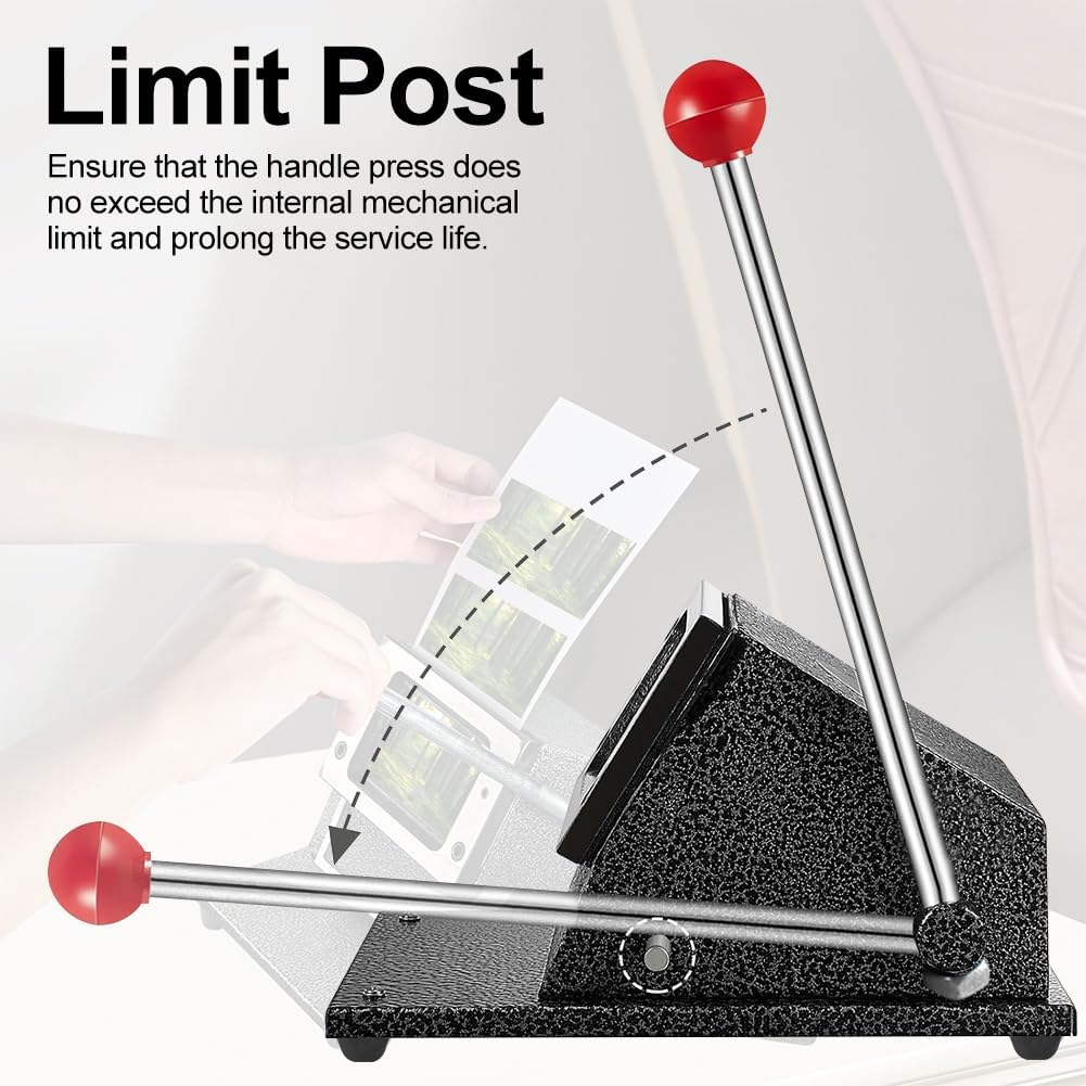 CHAOFLIGHT Business Card Cutter,Id Card Making Machine 86 * 54Mm Manual round Corner Die Cutting Heavy Duty Punch for ID, Badge, Credit, PVC, Paper Business Card image number 3