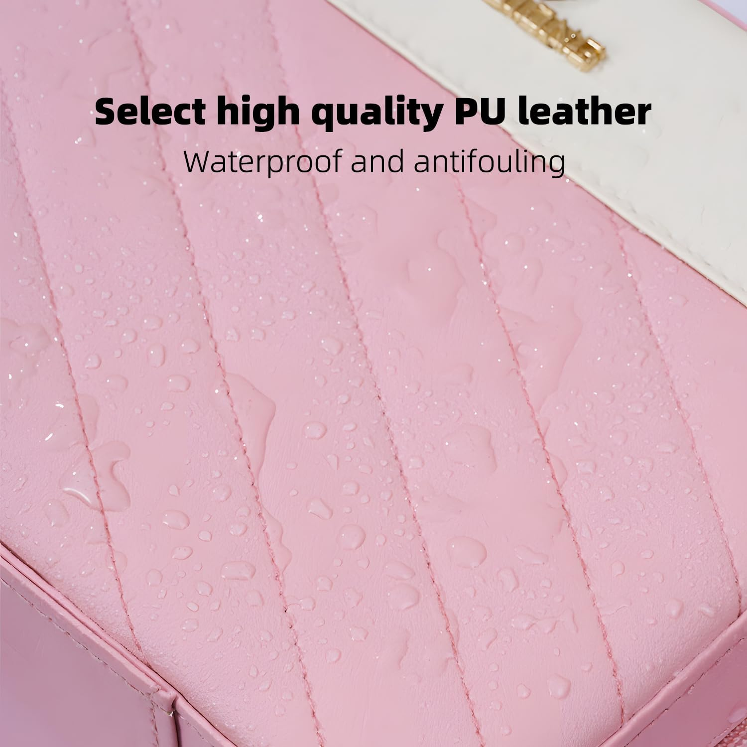 Checkered Makeup Bag, Cosmetic Bag image number 1