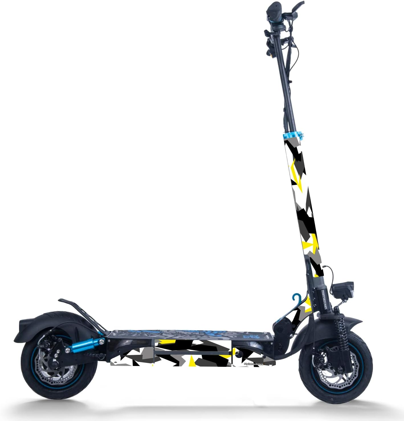 Sticker for Smartgyro Electric Scooter Model (Sport Blue 2) (Scooter Not Included)