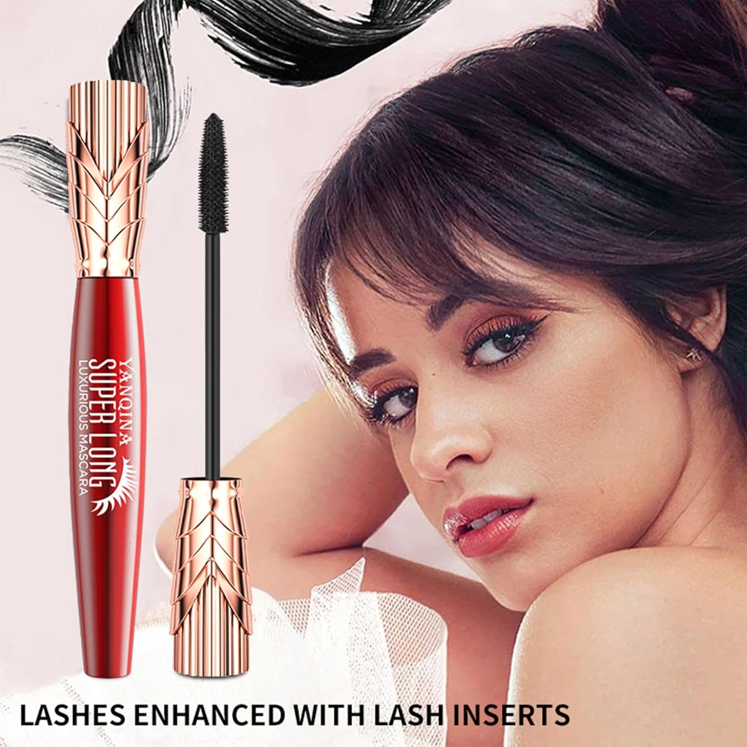 Mascara Waterproof Non-Smudding Mascara Foreign Eyelash Styling Primer image number 3