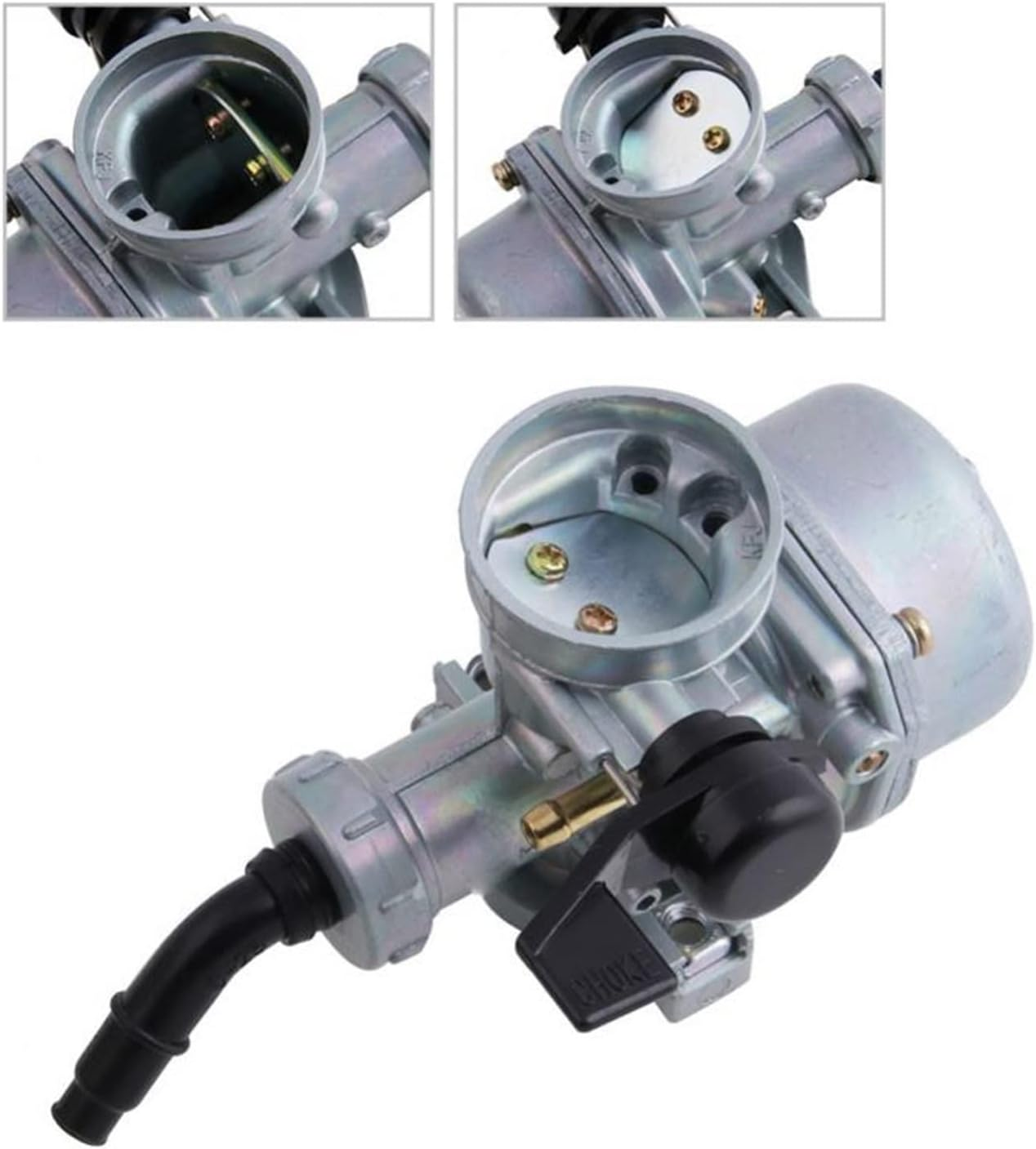 Motorcycle Carburetor 22Mm Compatible for Pit Dirt Trail Bike Go Kart ATV Quad 110Cc 125Cc Motorbike Motorcycle Carburetors Accessories image number 2