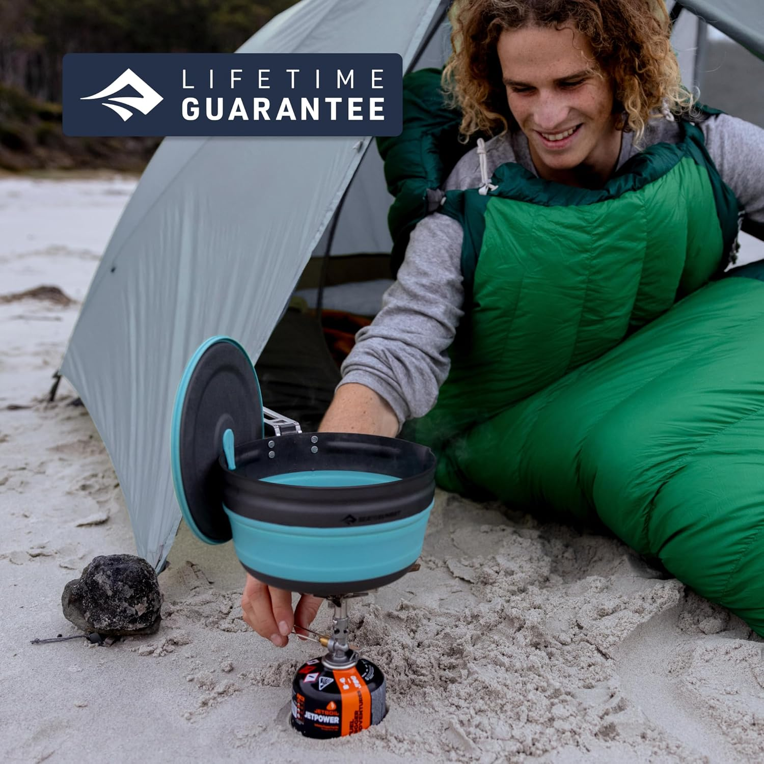 Sea to Summit Frontier UL Collapsible Pouring Pot, 2.2 Liter Volume image number 2