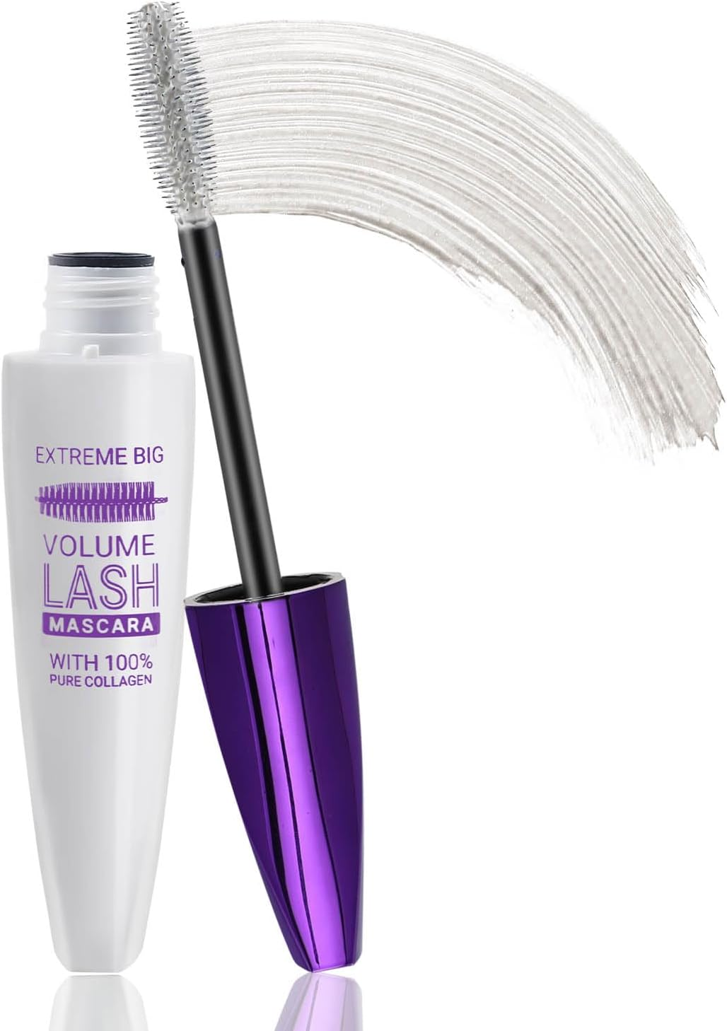 Boobeen Colorful Lash Mascara Waterproof, Voluminous and Lengthening Mascara, Curling Eyelashes Makeup, Long Lasting, No Smudging - Black image number 2