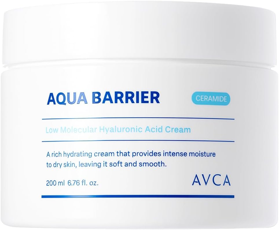 AVCA Aqua Hyaluronic Acid Daily Moisturizer 200Ml &ndash; Ceramide Barrier Support Cream for Dry Skin, Lightweight Rich Texture image number 4