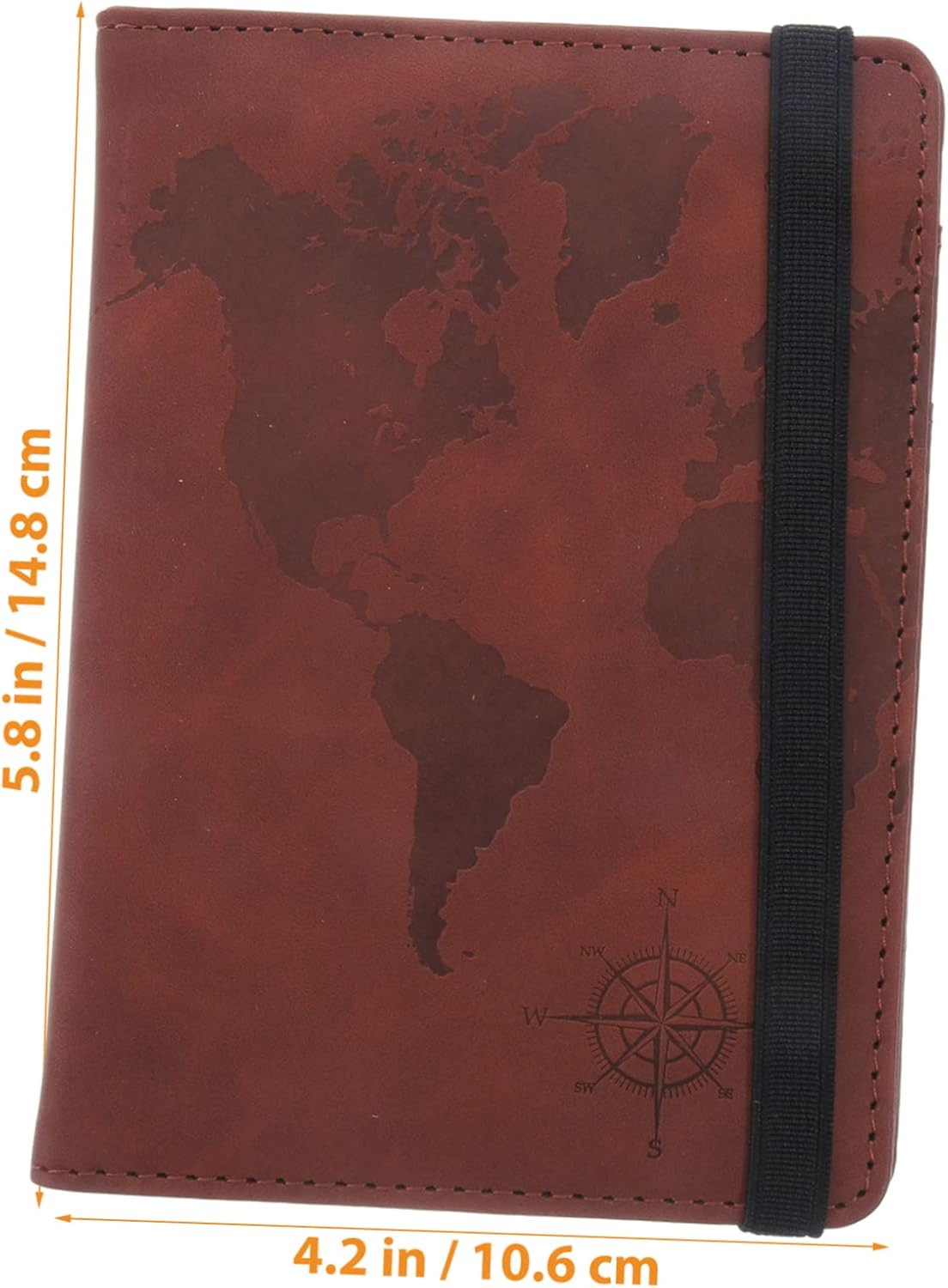 COLLBATH International Travel Must-Have Marble Pattern Passport Holder Fashion Practical Pu Leather Design image number 1