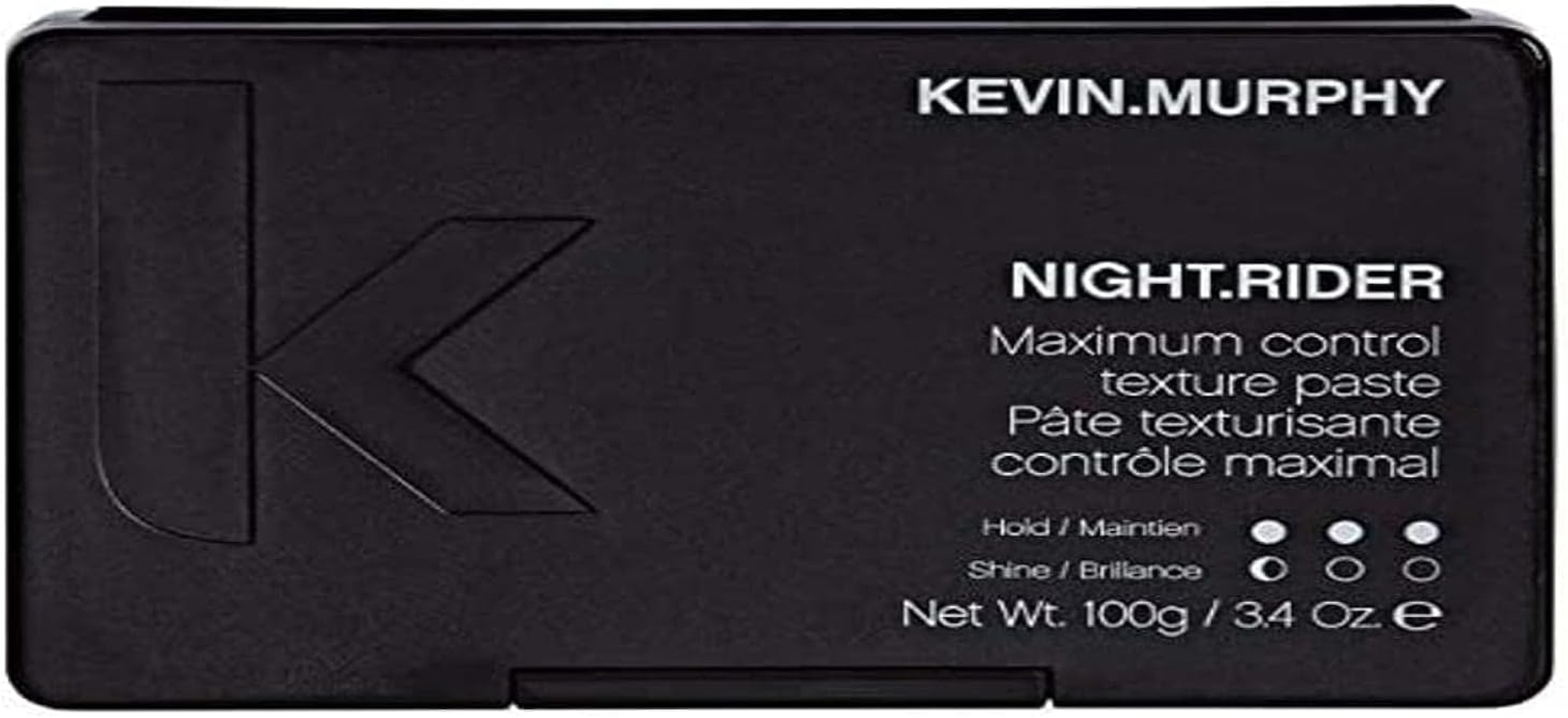 KEVIN.MURPHY NIGHT.RIDER Strong Hold Hair Styling Paste - for Short or Choppy Hair/Texture & Separation - Matte Finish Hair Pomade with Beeswax for Moisture & Shine - 100 G
