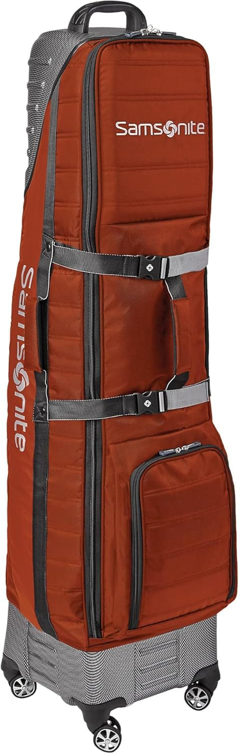 Samsonite the Protector Hardside and Softisde Golf Travel Bag with Shark Wheels, Waterproof Exterior, Black