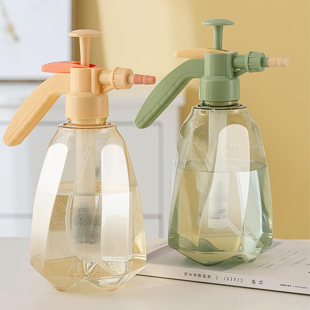 TOMVAES Garden Manual Sprayer Pump,1.5L Garden Pressure Spray Bottle, Handheld Multi-Purpose Garden Pump Sprayer with Adjustable Nozzle Spraying Plants,2 Packs image number 1
