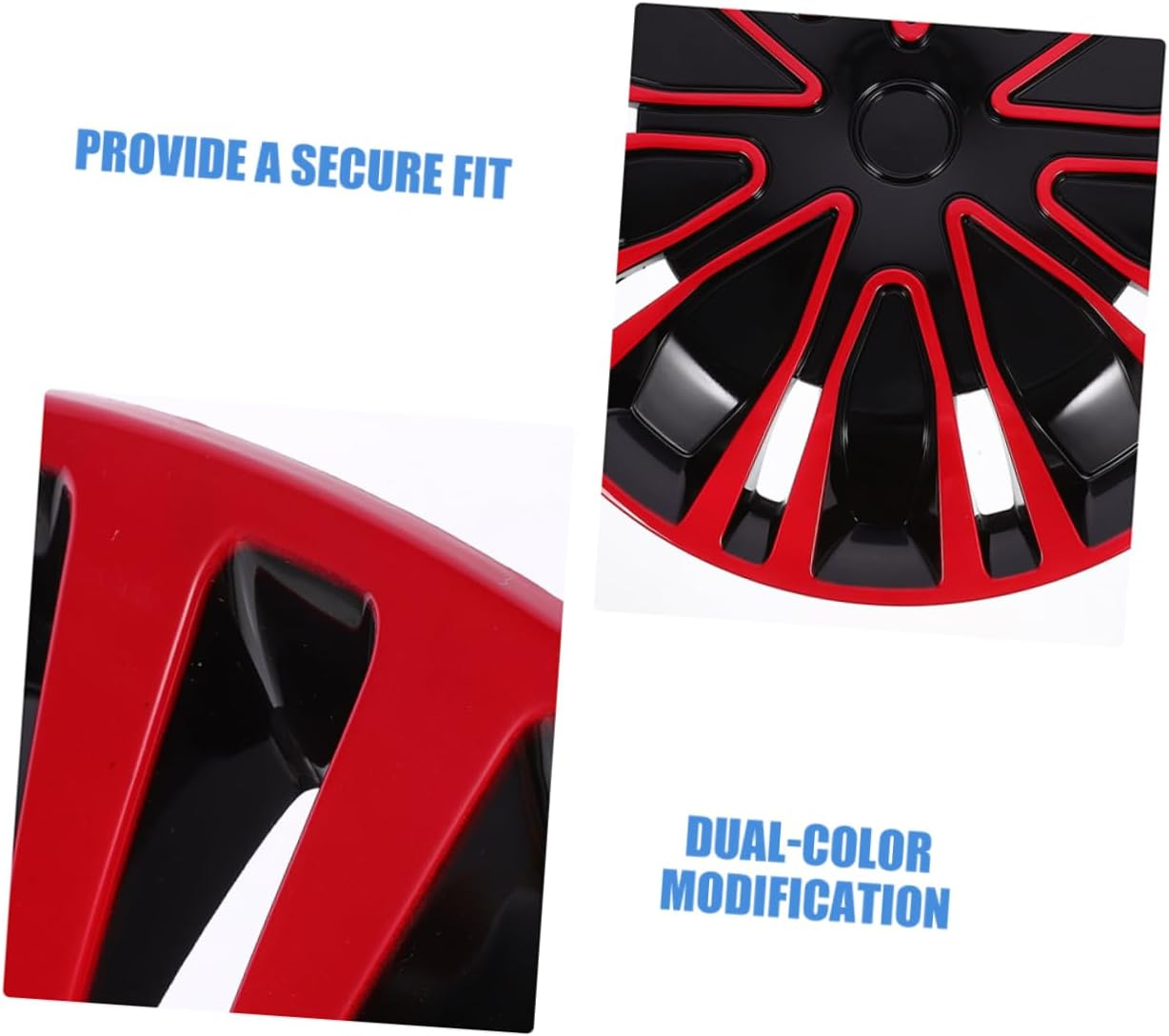 HOLIDYOYO Hubcap Wheel Rim Cover Car Rim Cover Decorative Wheel Cap Easy Install for Vehicle Enhancement