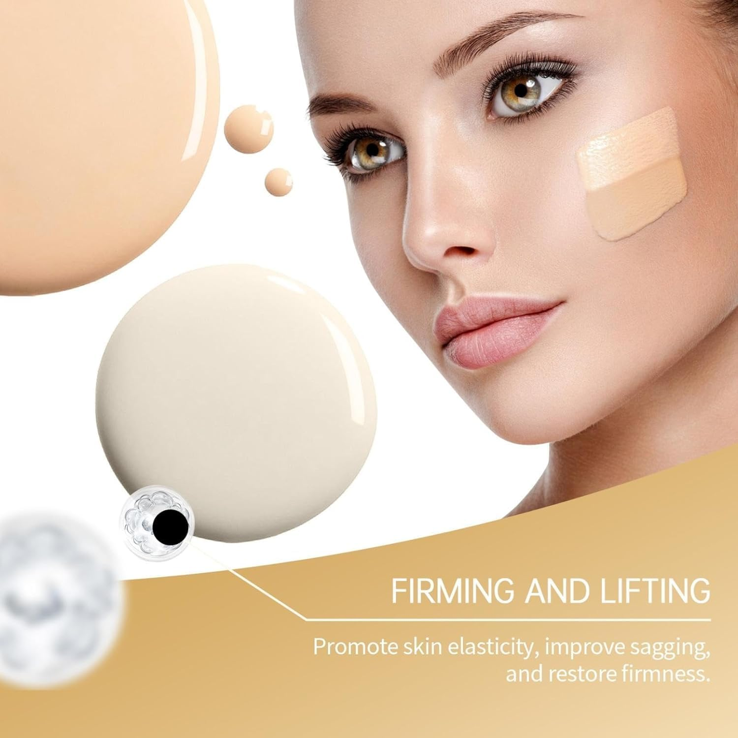 Black of Friday Sales, 2024 Luminous Eye Corrector, under Eye Color Corrector for Dark Circles, Hydrating Eye Serum with Peach Undertone,Natural image number 5