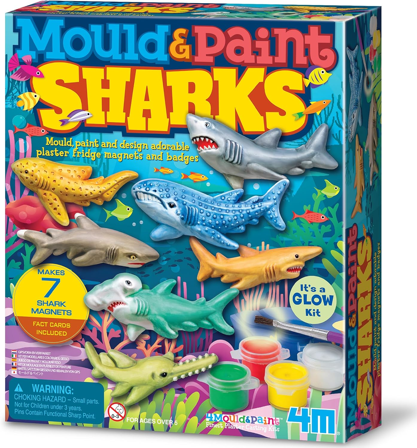 4M - Mould & Paint - Sharks image number 1