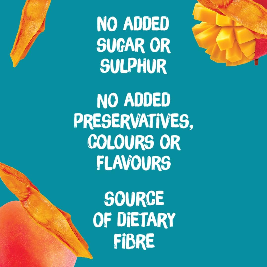 Nature&rsquo;S Delight Premium Naturally Dried Mango 200G &ndash; Sweet Mango Slices, Soft & Chewy Dried Fruit Snack Pack image number 4