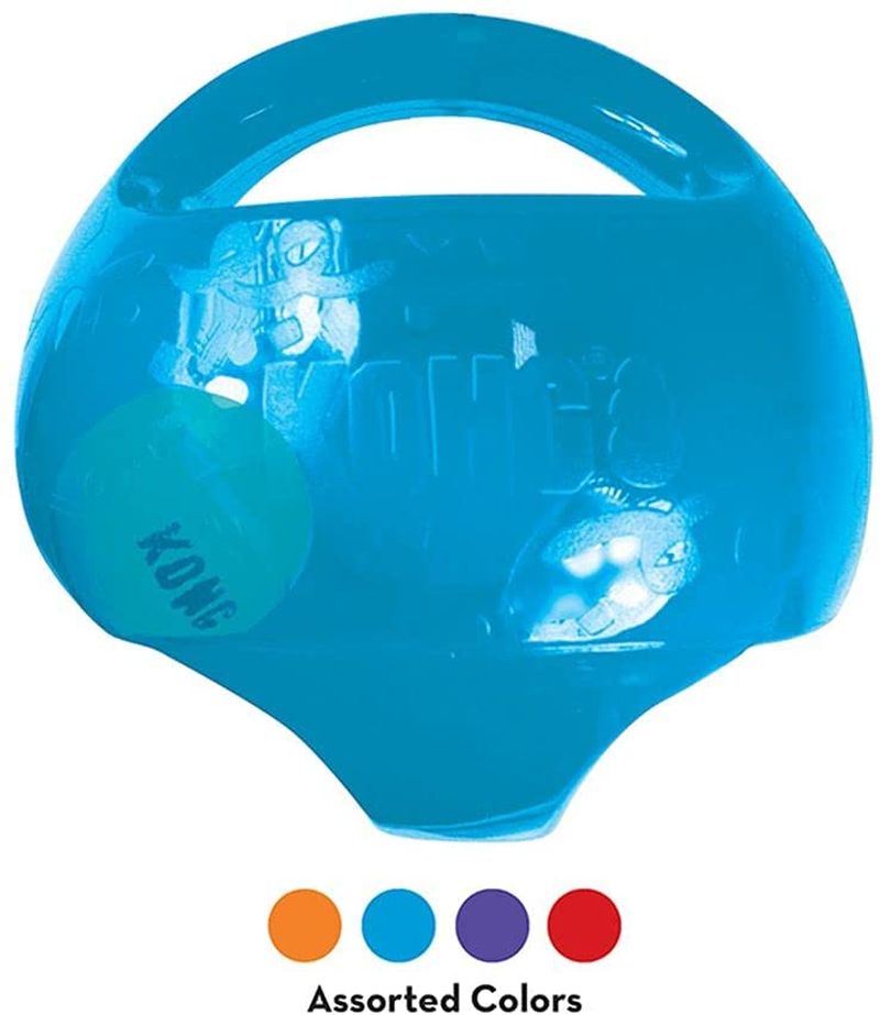 KONG - Jumbler Ball - Interactive Fetch Dog Toy with Tennis Ball (Assorted Colours) - for Large/Extra Large Dogs image number 2