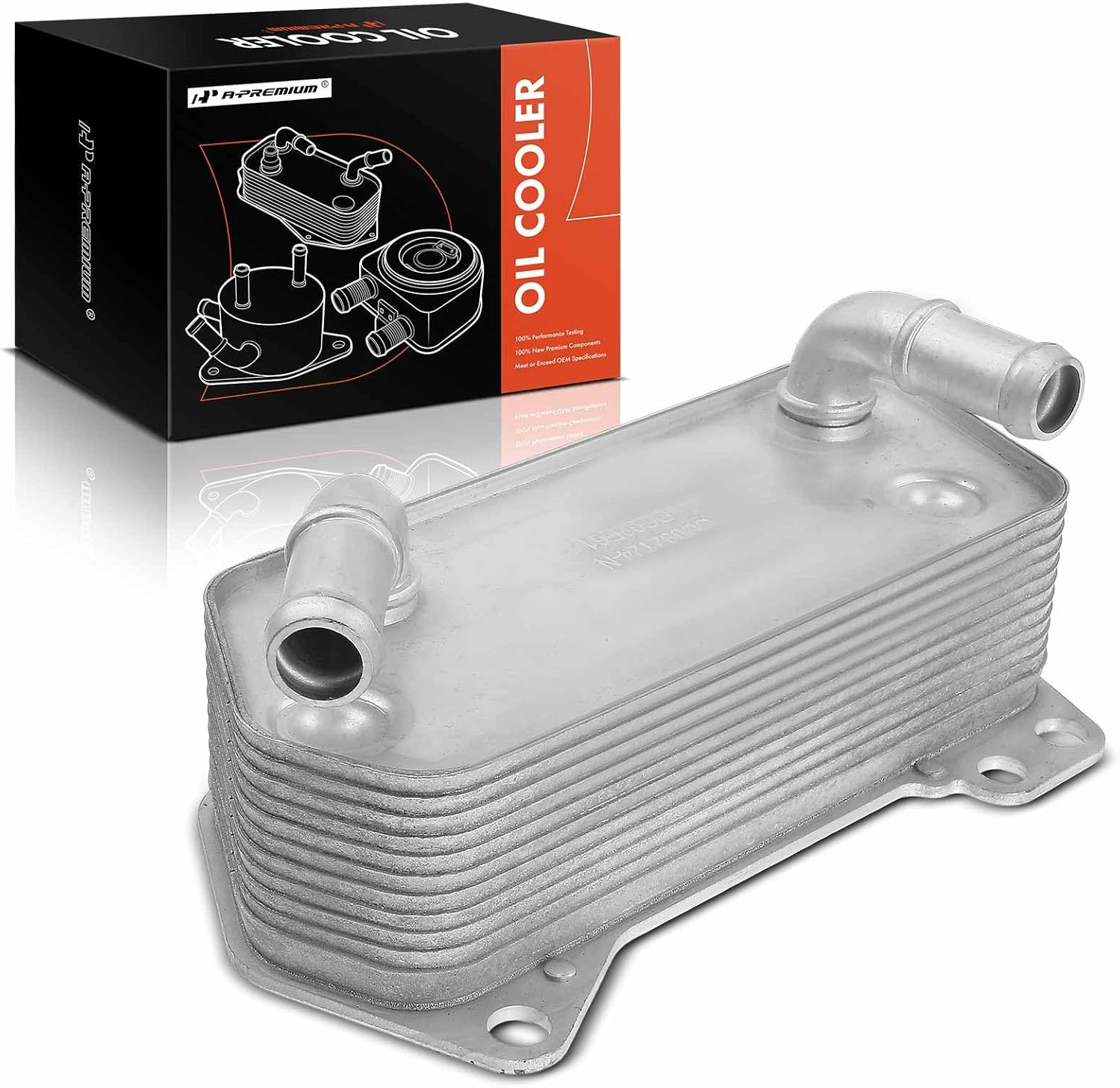 A-Premium Automatic Transmission Oil Cooler Compatible with Volkswagen Jetta 2006-2010/2012-2014 Passat Beetle CC Eos GTI Audi A3 A3 Quattro 2006-2013 image number 3