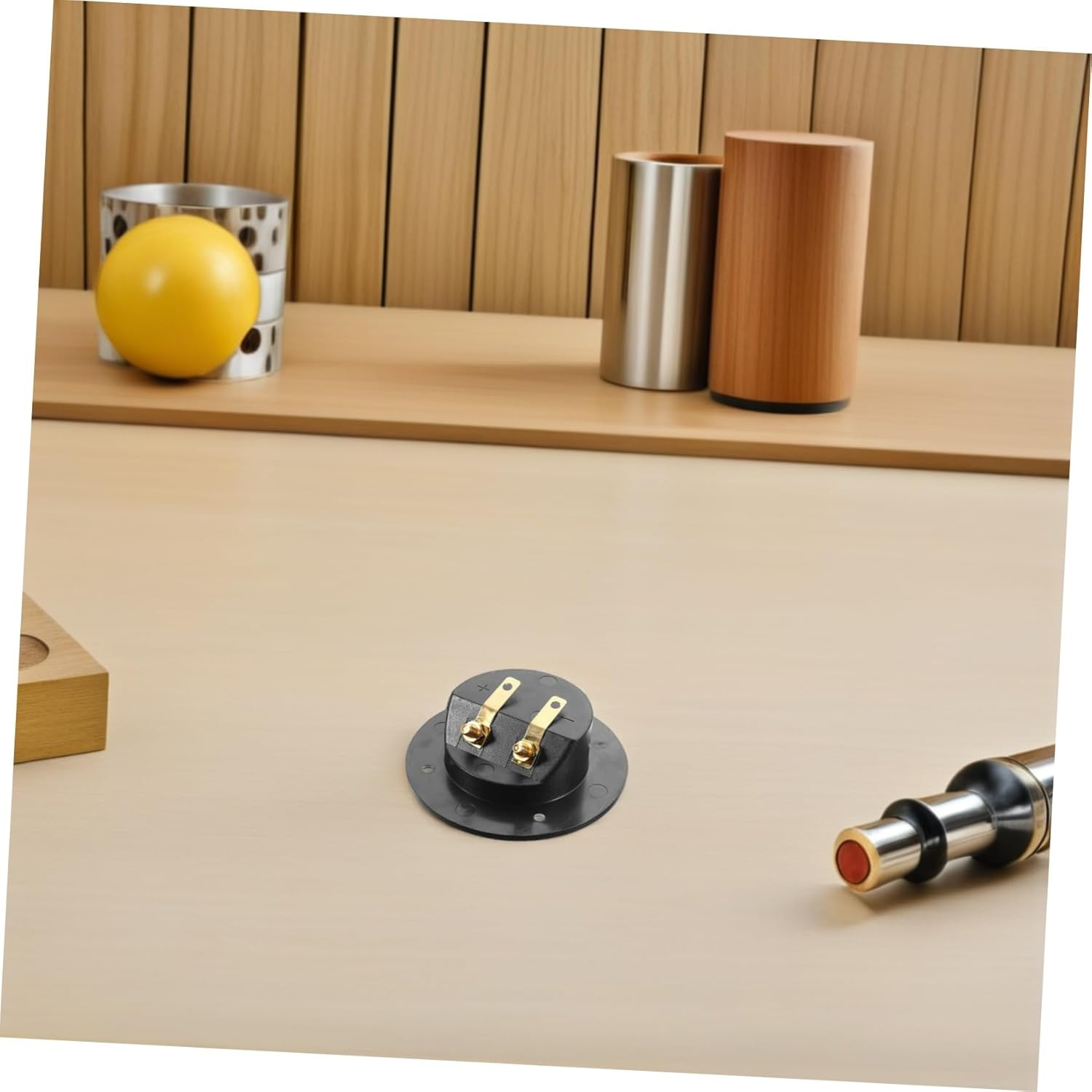 BEBEMOKO 8PCS Full Copper Speaker Box Terminal Cup Binding Post Connectors for DIY Home Car Stereo Stable Signal Transmission Speaker Wire Connectors for Subwoofers Soundbars Hifi Audio image number 1