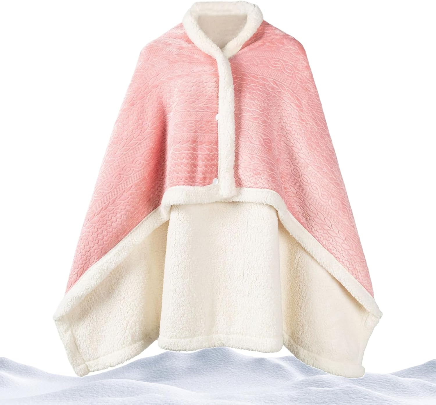 Blanket Wraps for Women | Button-Style Shawl,Winter Cloak Wrap,For Women Girls Ladies Wives Mothers Travelers Students Office Home Living Room Movie Nights Sporting Events Camping