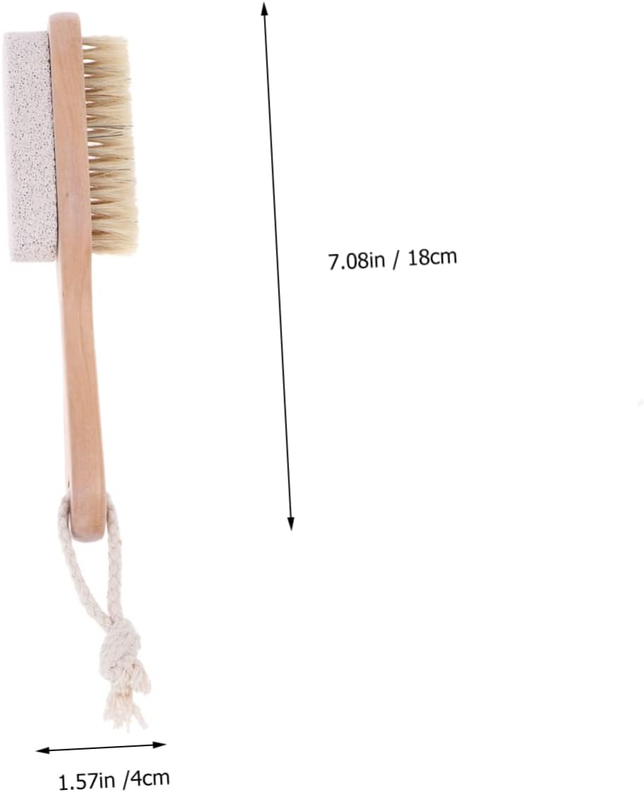 PACKOVE Pumice Foot File Callus Remover Pedicure Brush Body Guasha Foot Scraper Tool image number 6