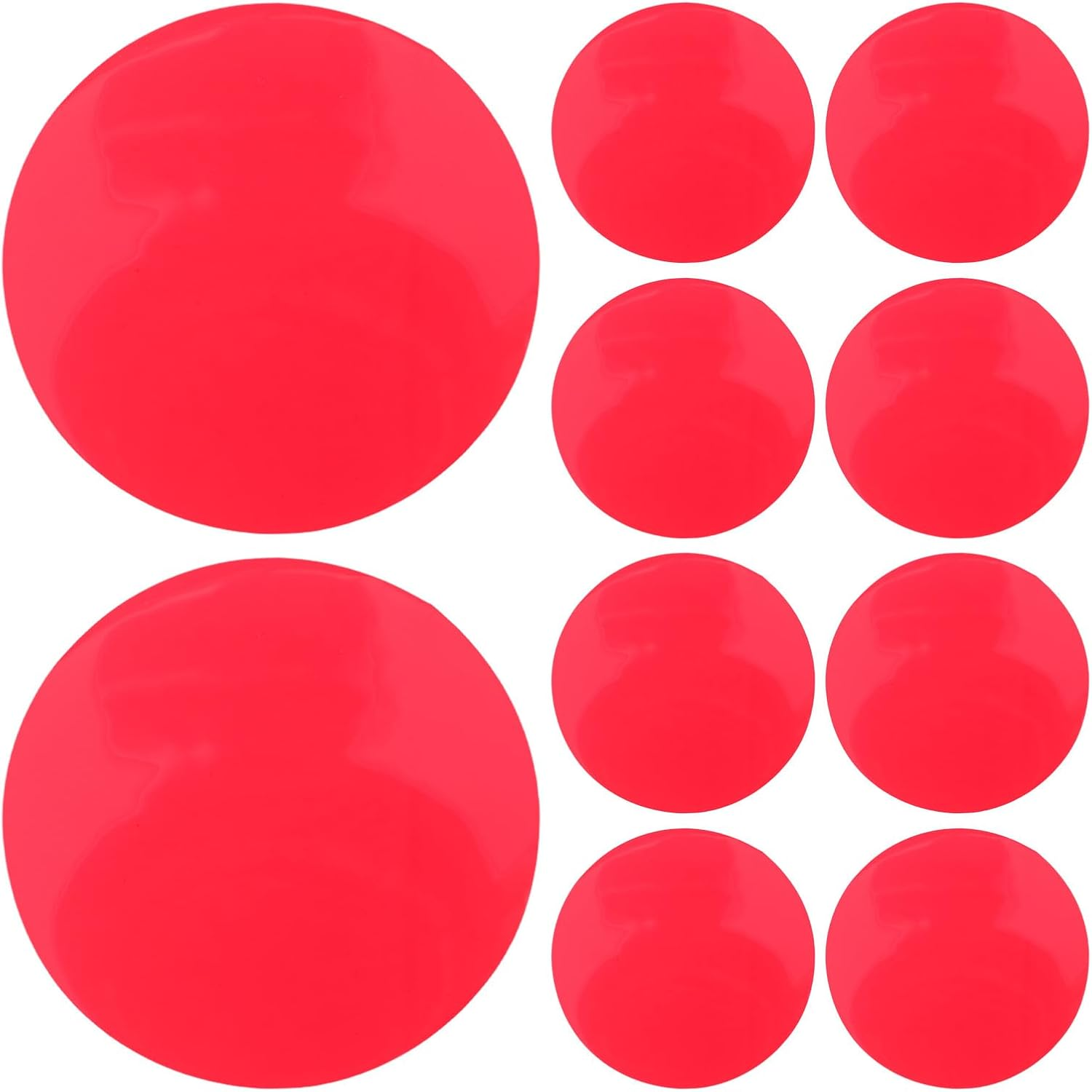 SOESFOUFU 20Pcs Orange Lighting Gel Stickers, Peel and Stick Dimming Diffuser Film, 50Mm Warm Color Filters for LED Video Light, Spotlight