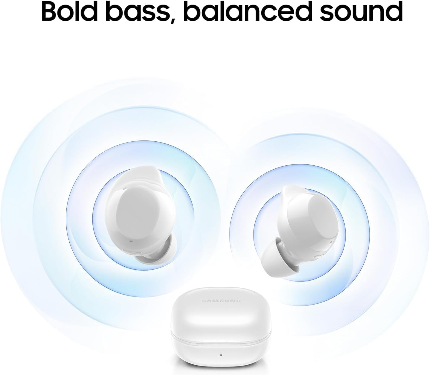 Samsung Galaxy Buds Core SM-R410 (2025) | Latin American Stock | Bluetooth 5.4 | Active Noise Cancelation | up to 35H Continuous Music Playblack - (Black) - White image number 2
