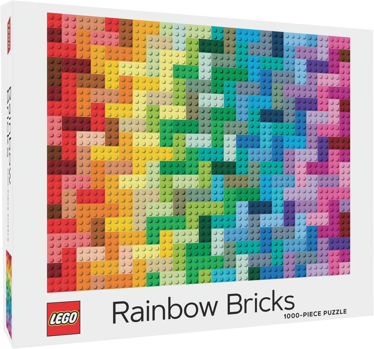 Chronicle Books Rainbow Bricks 1000 Piece Puzzle image number 4