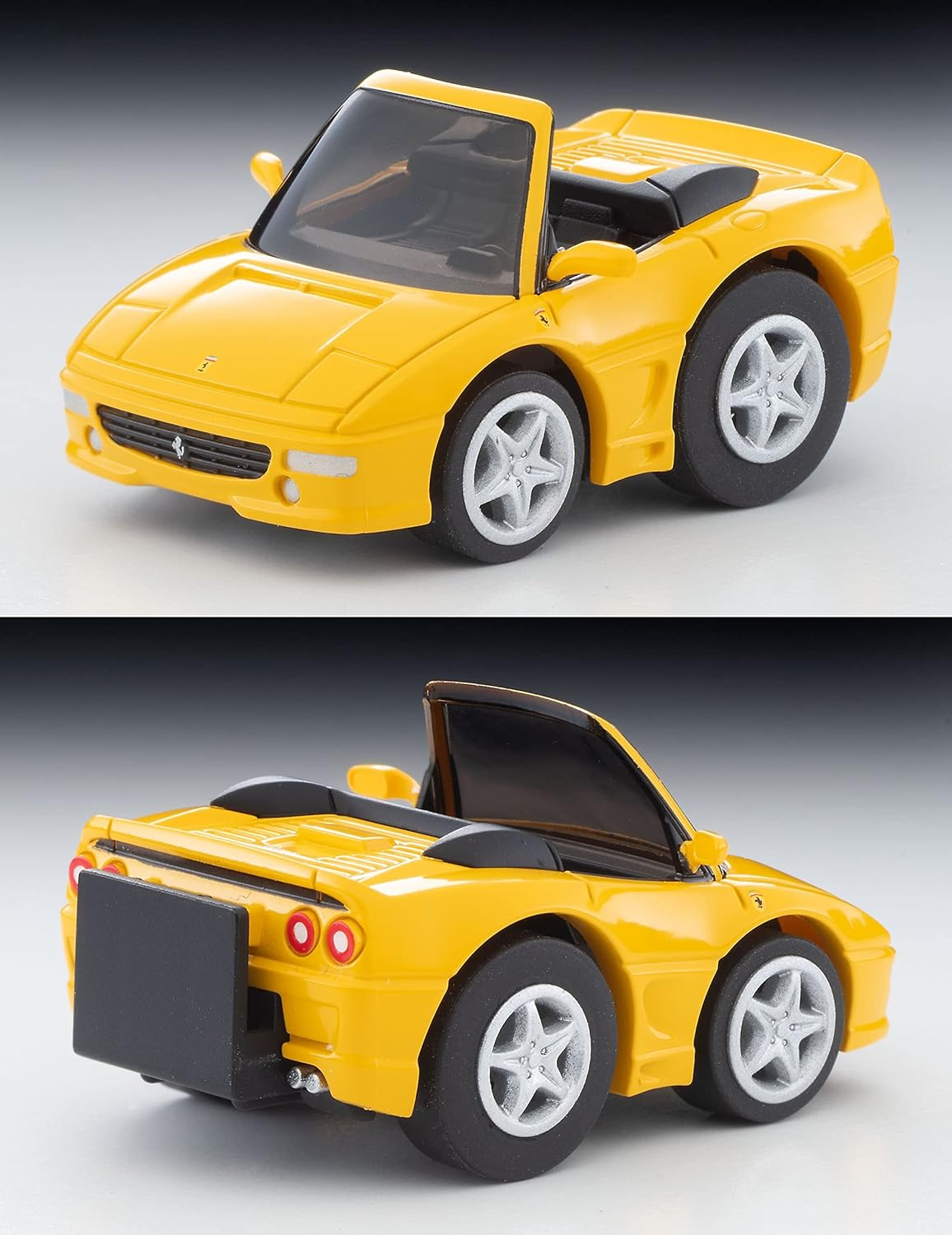 Choro Q Zero Z-78A Ferrari F355 Spider Yellow Finished Product 321149 image number 1