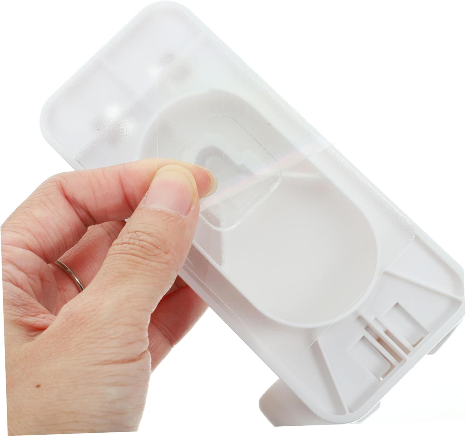 DEARMAMY Bathroom Wall Rack Hair Curler Holder Storage Organizer Hair Dryer Wall Mount image number 6