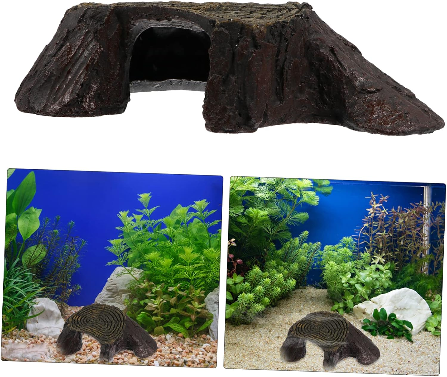 GALPADA Tortoise Climbing Platform Reptile Basking Floating Terrace Aquarium Fish Tank Decor Resin Turtle Resting Ornament for Pet Aquatic Habitat image number 4