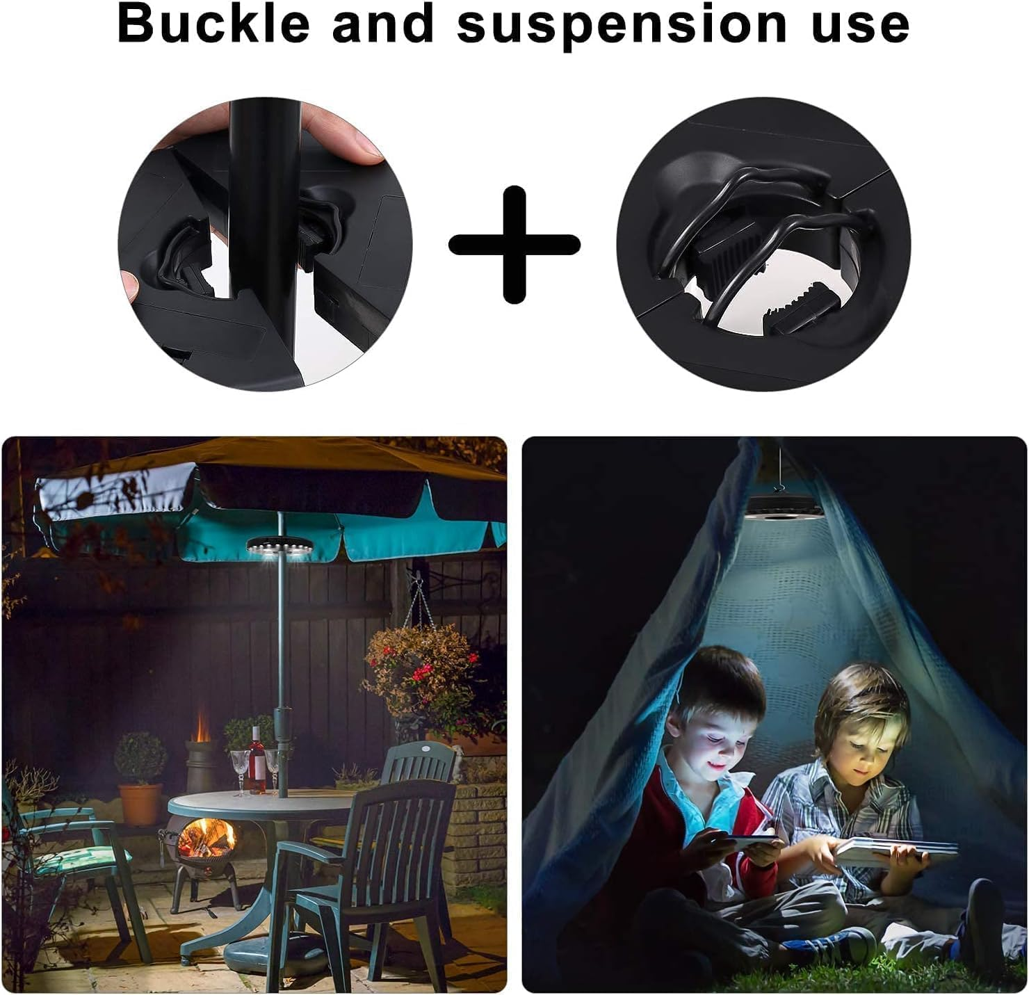 Patio Umbrella Lights | Parasol Light | 3 Brightness Modes Cordless 28 LED Lights | Rechargeable Battery Operated Hanging Pole Light | for Garden Patio Umbrellas, Outdoor Camping Tents and Indoor Use image number 1