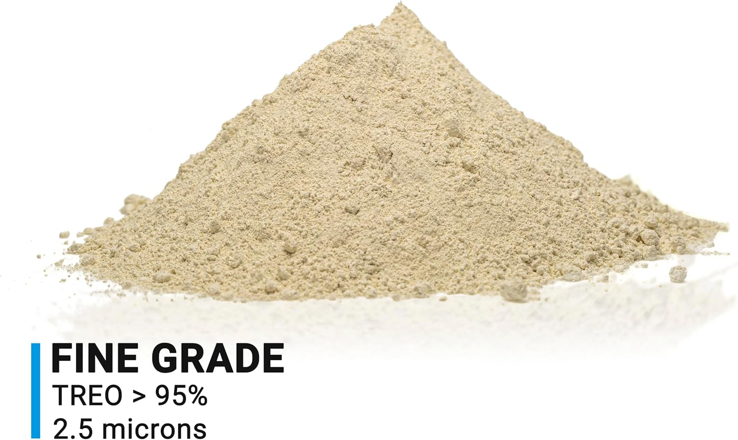 Glass Polish PRO (1Kg) Cerium Oxide, Fine-Grade Glass Polishing Powder, Refined Formula, TREO 95%, 2.5 Microns, White &ndash; GP90005 image number 1