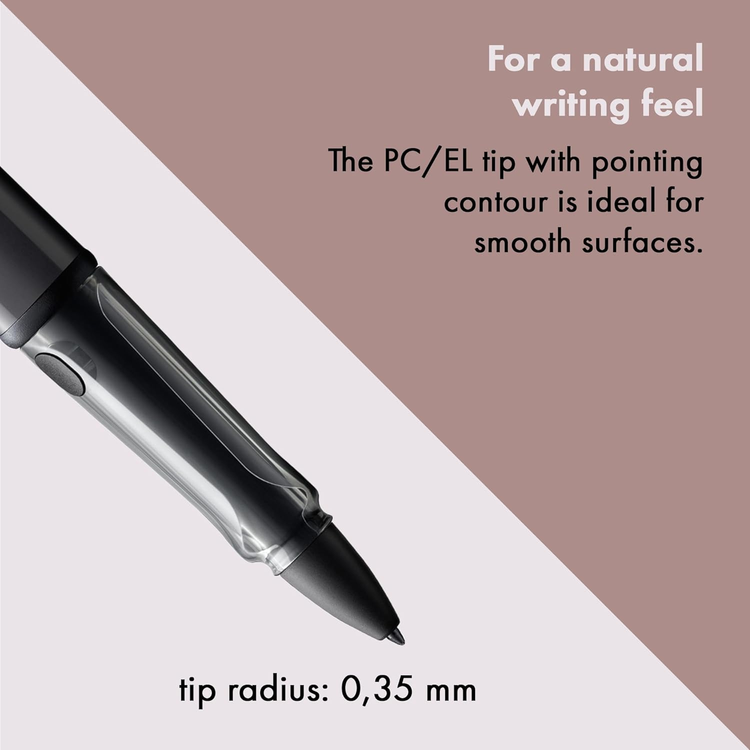 LAMY Al-Star EMR Stylus Pen Replacement Tips (4 Pcs.) - Replaceable LAMY Z107 EMR Pen PC/EL Pointier Tip - Ideal for Smooth (Glossy) Surfaces - 0.35 Mm Tip Radius image number 1