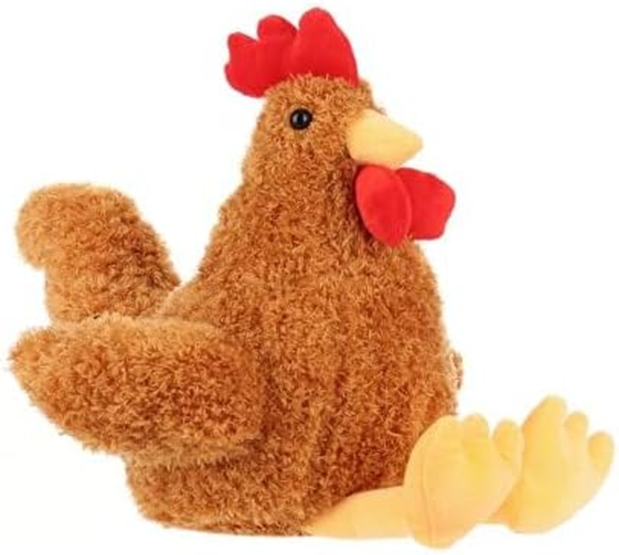 Apricot Lamb Toys Plush Ginger Rooster Stuffed Animal Soft Cuddly Perfect for Child (Ginger Rooster,10Inches) image number 5