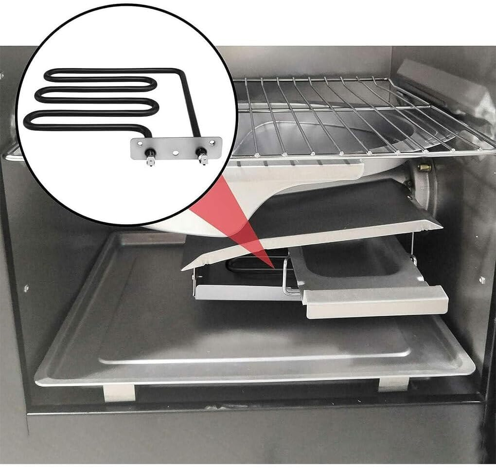 Stainless Steel Electric Smoker Heating Element Sturdy and Durable for Long-Lasting Strong Compatibility Metal