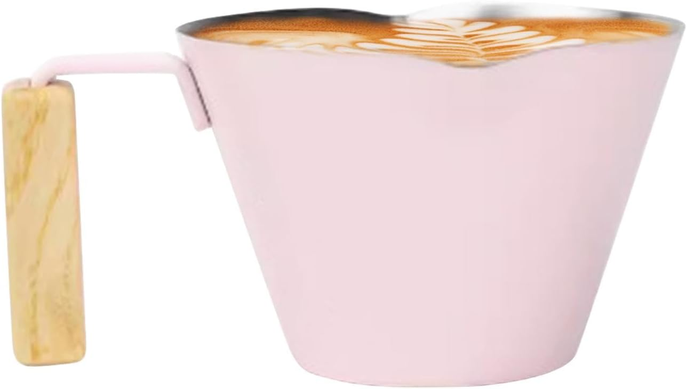 Espresso Dosing Cup - 100Ml Coffee Measuring Cup - Espresso Shot Pitcher, Double Spout Metal Measuring Cup, Stainless Steel Pouring Cup for Tea, Bar, Milk