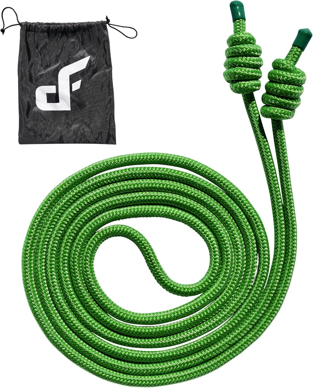 Flow Rope for Fitness Exercise - Double Braid 9Ft Adjustable Length Jump Ropes - Home or Gym Training Workout for Men and Women image number 1