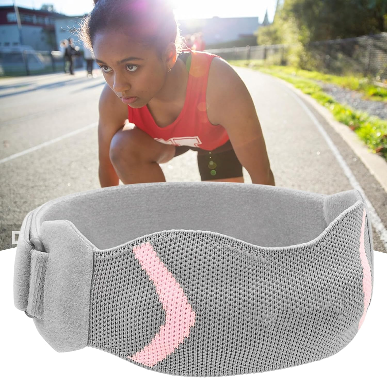 Patellar Tendon Support Strap - Patella Knee Support Strap with Silicone Pad | Adjustable Compression Stabilizer for Jumping Workout Running Gym Dance Hiking Weightlifting