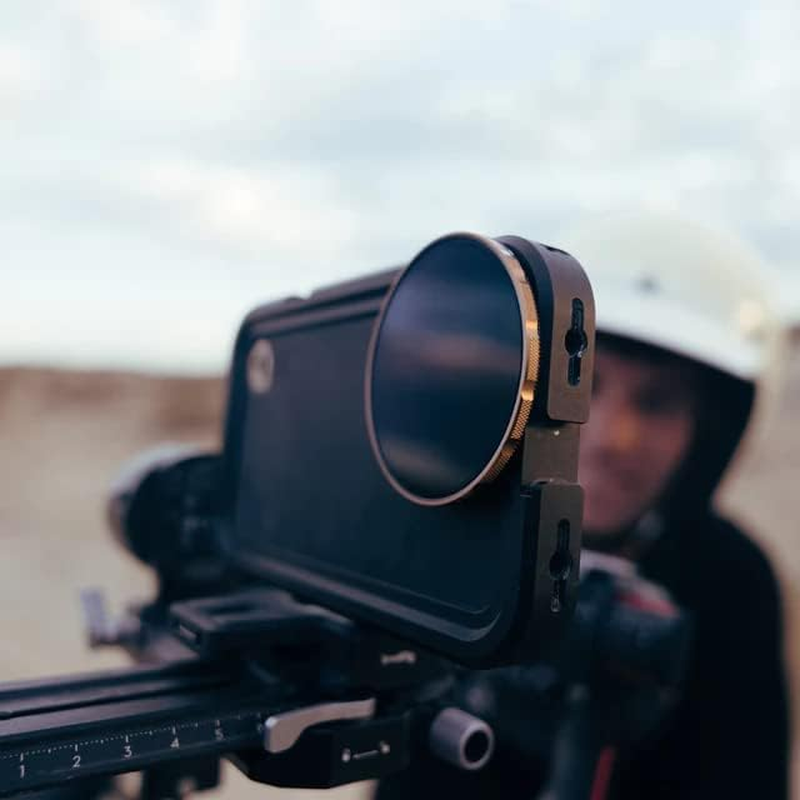 Polarpro - Litechaser - Iphone 14 Pro - Case - Black - Magsafe Compatibile - Moment M-Series Lense Compatible - Aluminum Filter Mount image number 2