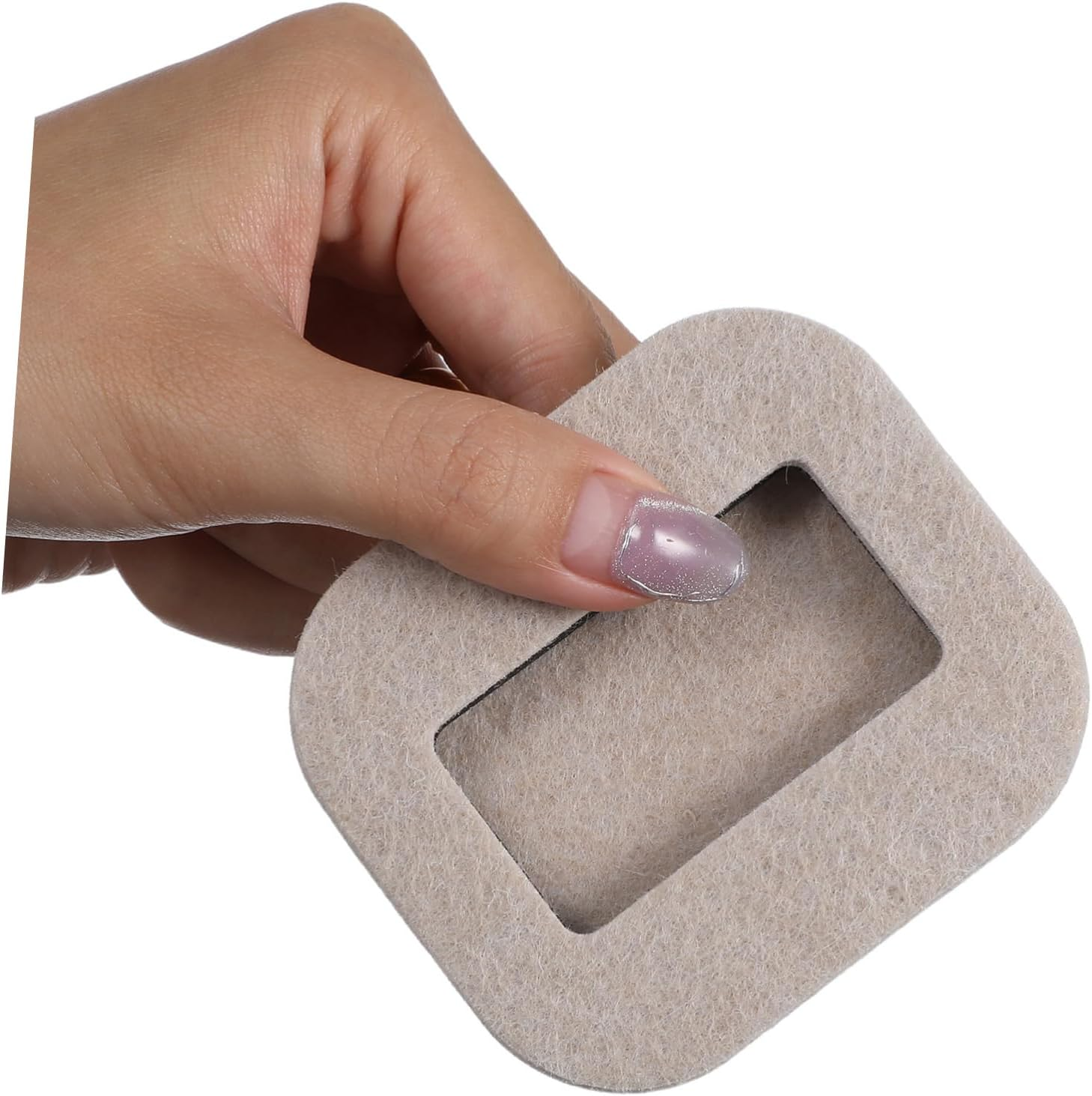 5Pcs Non-Slip Furniture Pads Felt Caster Cups for Hard Floor Protection Easy to Install Noise Reducing for Chairs Tables and Cabinets image number 6