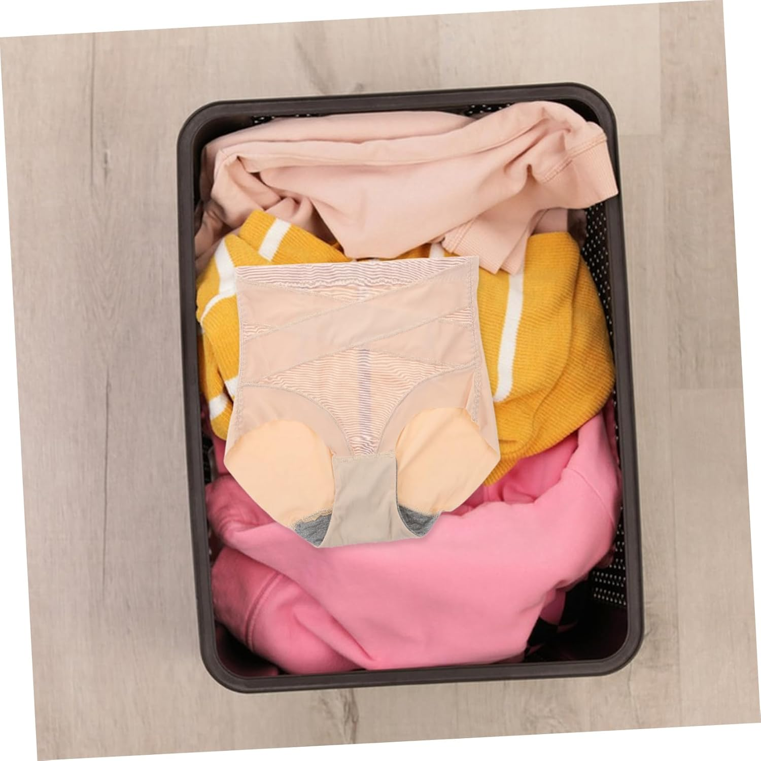 Breathable Postpartum Belly Band Women Waist Shapewear Belly Band Belt Body Shaper Nylon Shapewear for Tummy Control Invisible under Clothing Beige image number 3